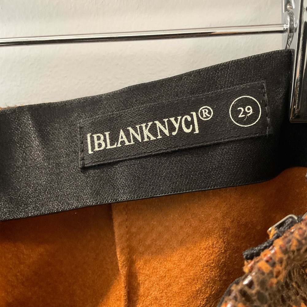 Blank NYC Faux Leather Snakeskin Skirt - Picture 5 of 11